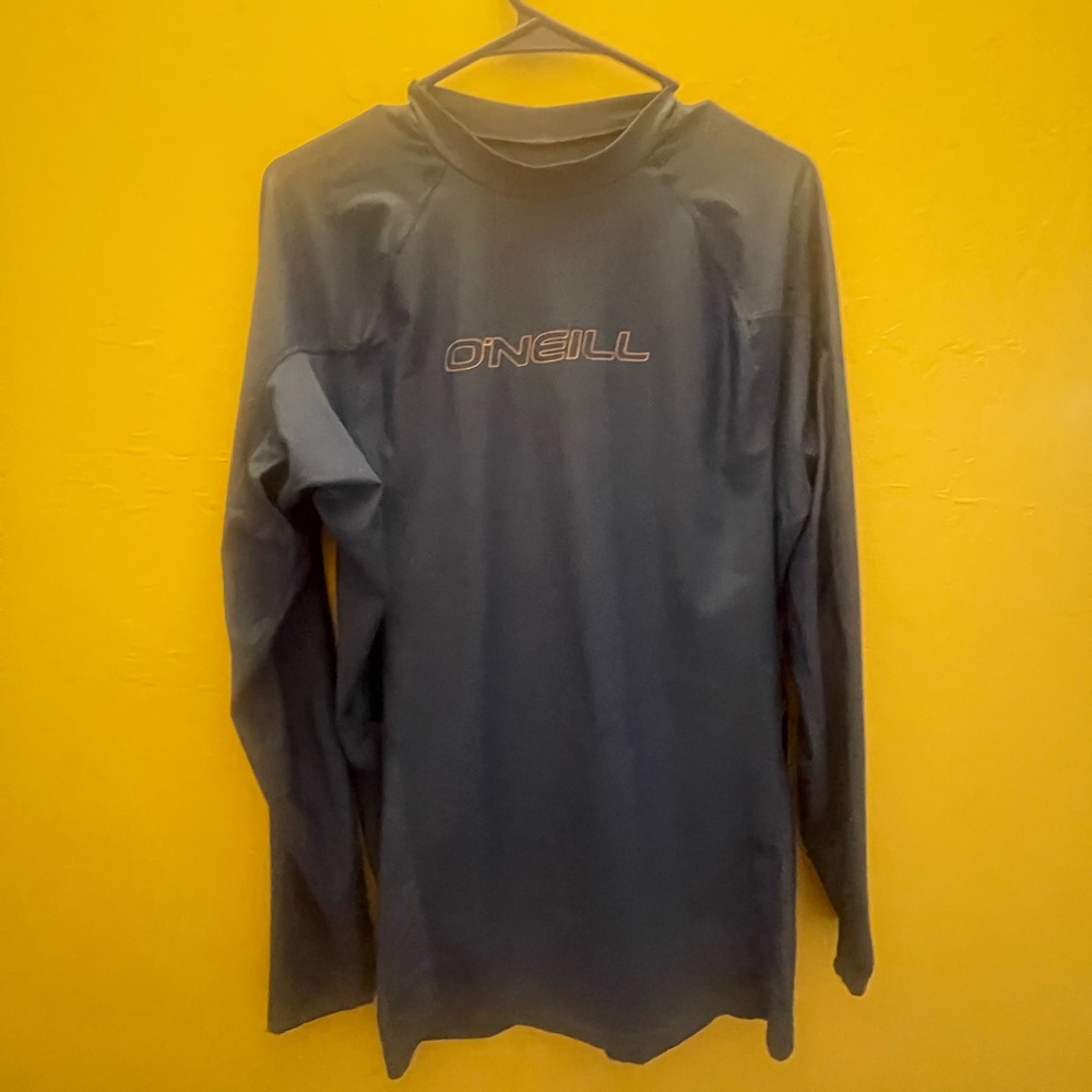 O'Neill Men's Black Long Sleeve Rash Guard